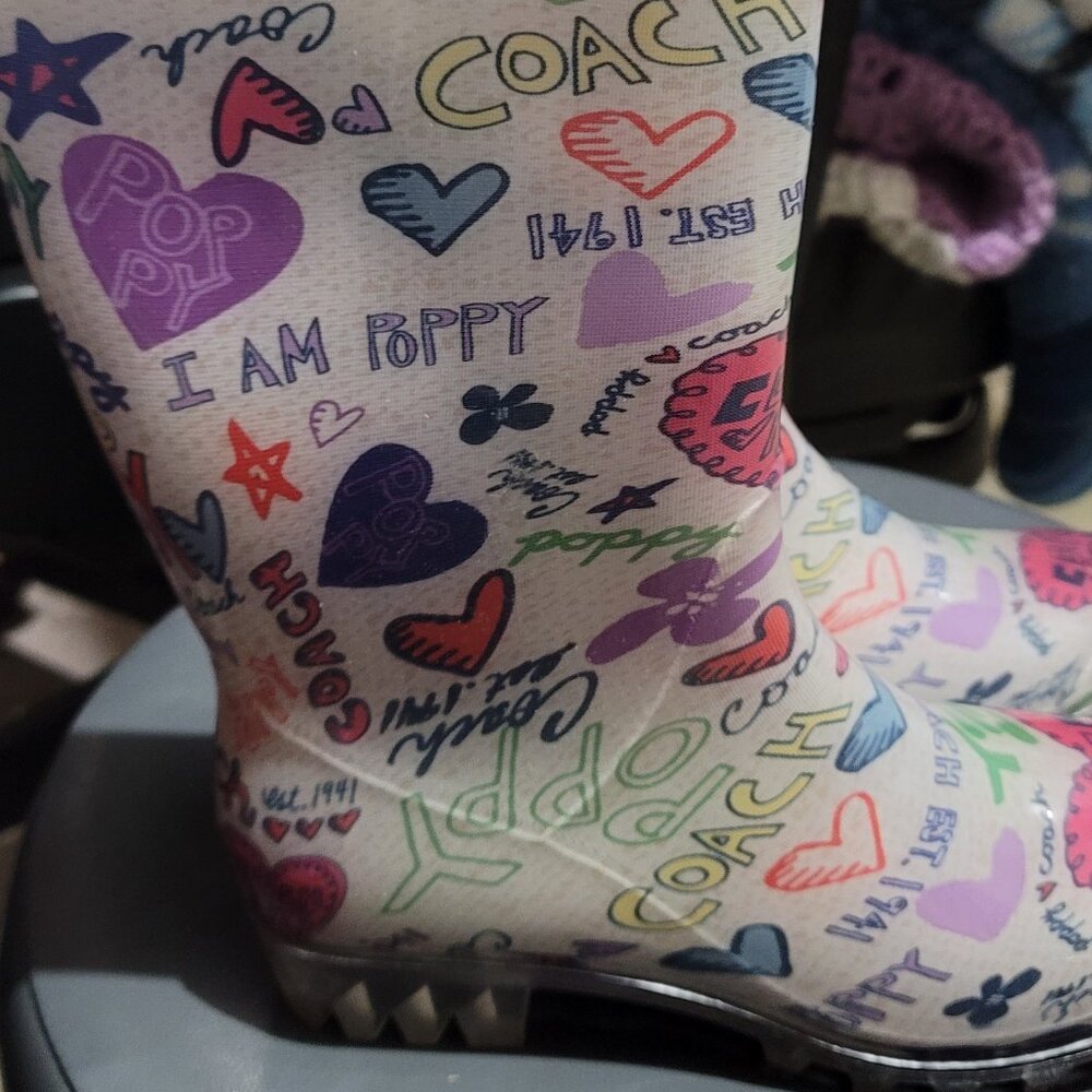 Coach Rain boots